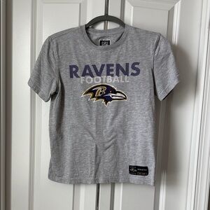 NFL Ravens Kids Gray T-Shirt